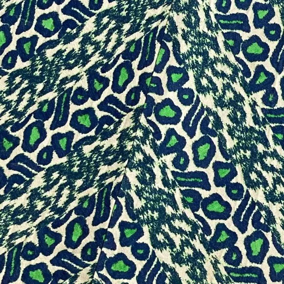 ♥ Plenty by Tracy Reese Sleeveless Cheetah Print Dress in Blue/Green SMALL   - H - Picture 5 of 8